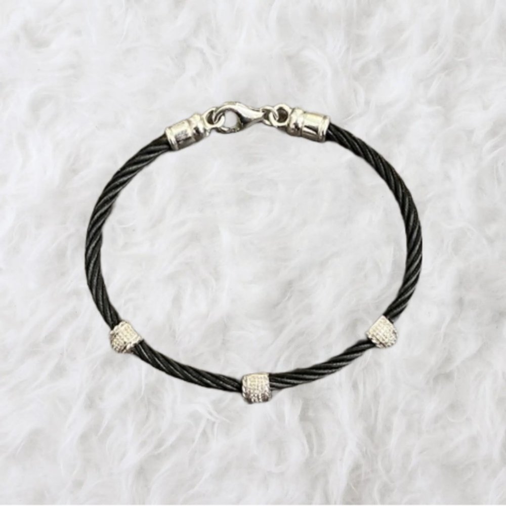 Black and Silver Bracelet